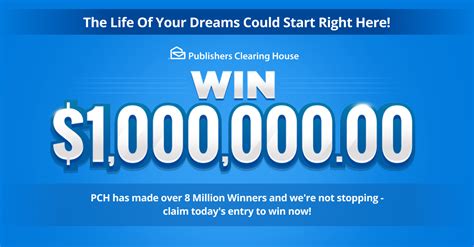 pch com sweeps|Win $1,000,000! .